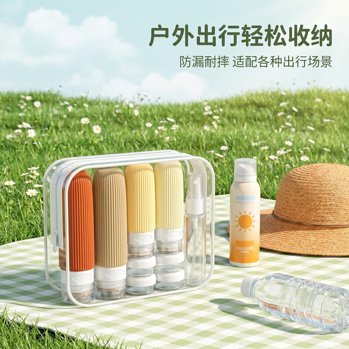 16-Piece Travel Bottle Set, Silicone Squeezeable Toiletry Containers, Travel Accessories, Travel Refillable Bottles - image 2