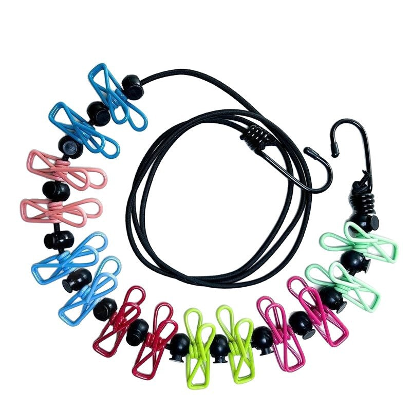 Travel Clothesline, Outdoor Clothesline, Portable Hotel Clothesline, Windproof Elastic Travel Clothes Drying Tool - image 5
