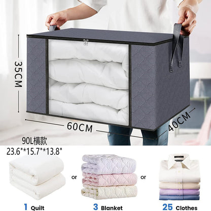Cross-Border Large-Capacity Storage Bag, Quilt Bag, Clothing Moving Packing Bag, Essential Tool for Moving, Clothing Storage Box, Storage Bag - image 4