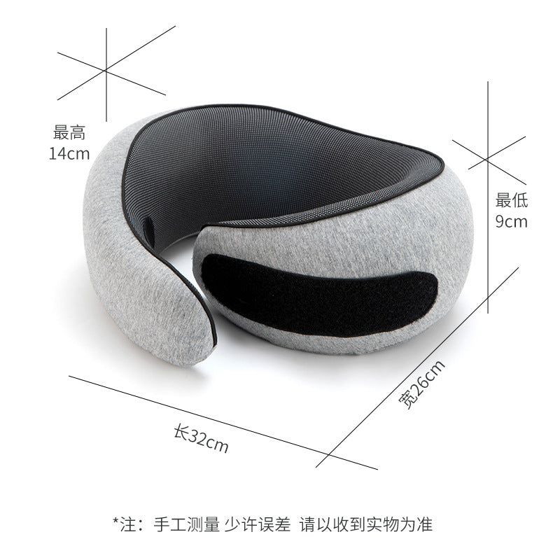 Cross-Border Portable Snail-Shaped Pillow for Neck Support, Travel Memory Foam U-Shaped Pillow, Office Nap Pillow, Driving Travel Neck Pillow - image 3