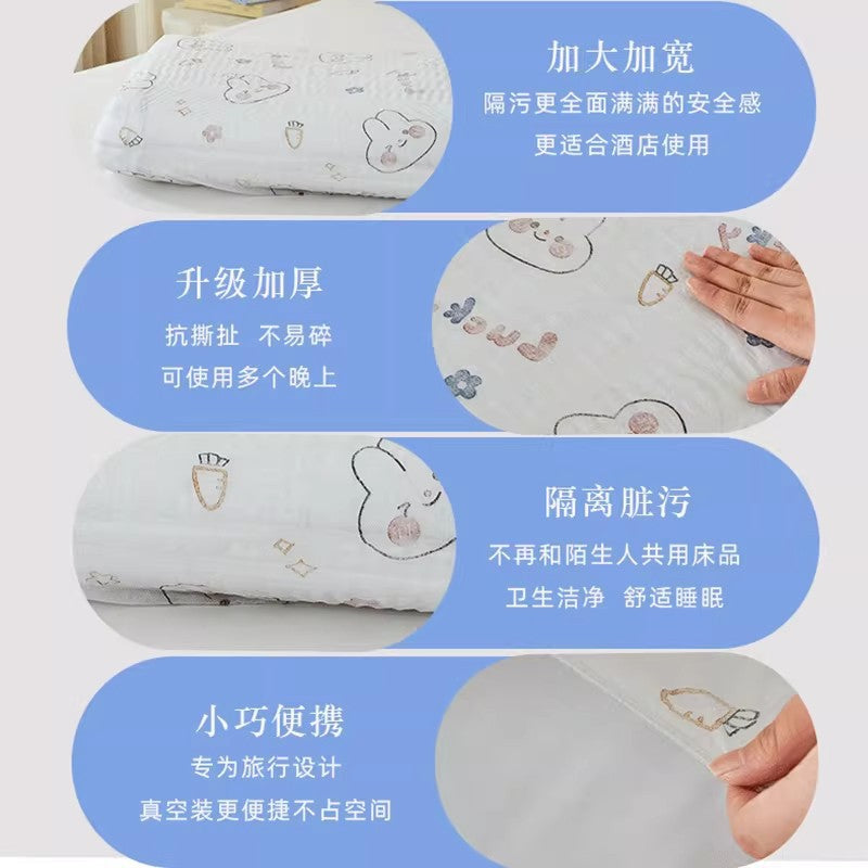 Disposable Pillowcase Travel Pillow Cover Thickened Dirt-Proof Double Train Sleeper Pillowcase Disposable Dust Cover - image 4