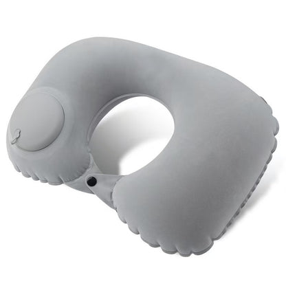 Portable Inflatable U-Shaped Pillow for Business Trips and Travel, 20-Second Quick-Fill Folding Neck Pillow, Inflatable Pillow for Airplane Neck Support - image 4
