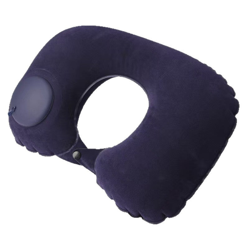 Portable Inflatable U-Shaped Pillow for Business Trips and Travel, 20-Second Quick-Fill Folding Neck Pillow, Inflatable Pillow for Airplane Neck Support - image 5