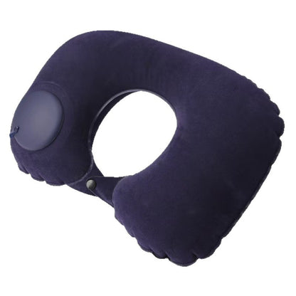 Portable Inflatable U-Shaped Pillow for Business Trips and Travel, 20-Second Quick-Fill Folding Neck Pillow, Inflatable Pillow for Airplane Neck Support - image 5