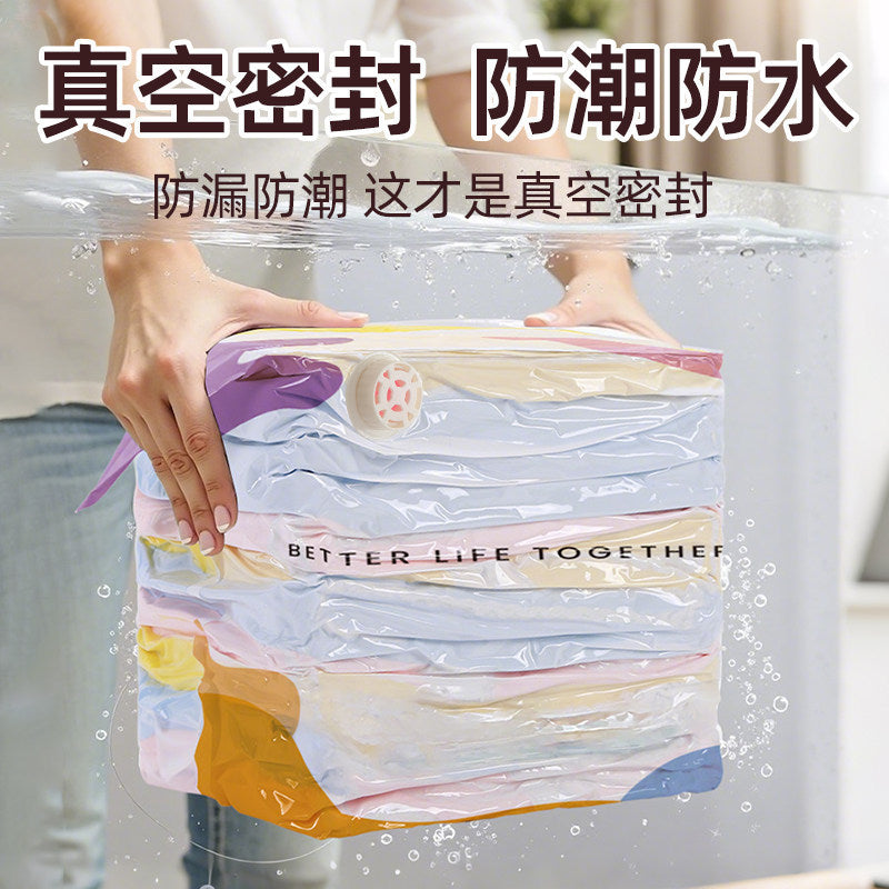 Vacuum Compression Bags, No-Pump Required, Thickened Clothing Storage Bags, Specialized Sealed Travel Bags for Clothes, Quilts, and Luggage - image 4