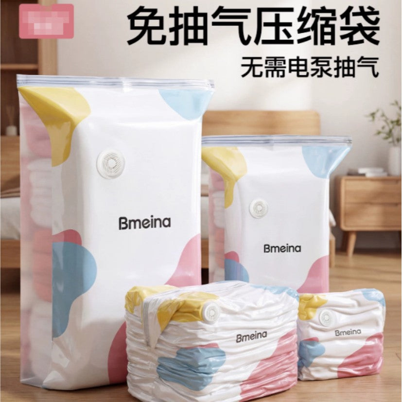 Vacuum Compression Bags, No Need for Air Extraction, Travel Clothing Compression Bags, Storage Bags, Manual Compression, Moisture-Proof and Mildew-Proof Storage - image 4