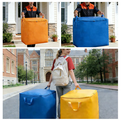 Large-Capacity Moving Packing Bags, Thickened Woven Burlap Bags, Student Quilt and Clothing Organizing Luggage, Express Delivery Snakeskin Bags - image 3