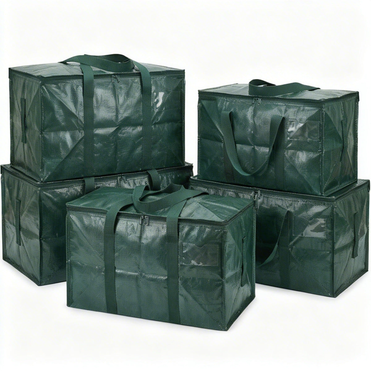 Cross-Border Exclusive Supply of Foldable, High-Load-Bearing, Waterproof, Stain-Resistant Pp Woven Storage Bags for Travel and Moving - image 3