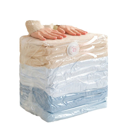 Thickened vacuum compression bag, no need for air extraction, three-dimensional storage bag, special bag for storing quilts, clothes, and blankets, extra large - image 5