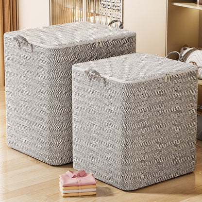 Luggage packing bag, fabric clothing quilt storage bag, large capacity, foldable, dustproof and moisture-proof, 220L storage capacity - image 3