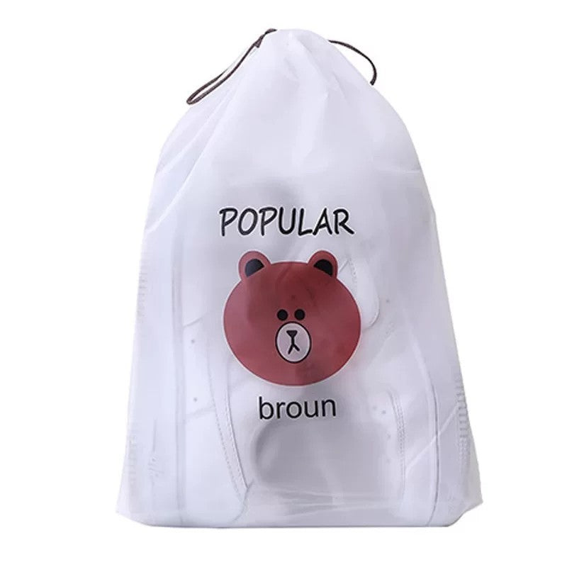 Shoe storage bag with drawstring, waterproof shoe bag, shoe pouch for travel, special for slippers and sneakers, anti-yellowing, dustproof, moisture-proof, and - image 5