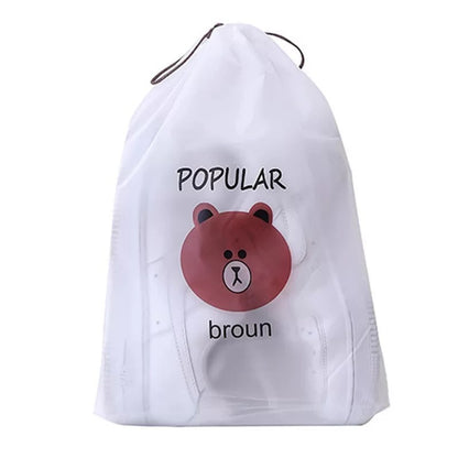 Shoe storage bag with drawstring, waterproof shoe bag, shoe pouch for travel, special for slippers and sneakers, anti-yellowing, dustproof, moisture-proof, and - image 5