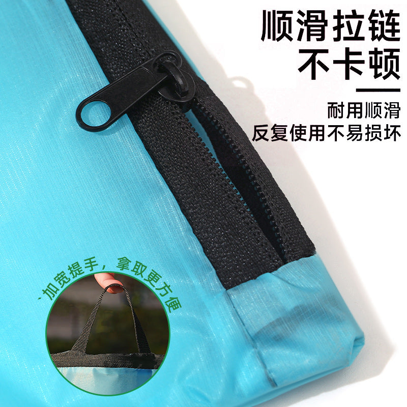 Travel portable waterproof dirty clothes storage bag, dry and wet separation, odor-proof, lightweight, large-capacity hand-held storage bag - image 4