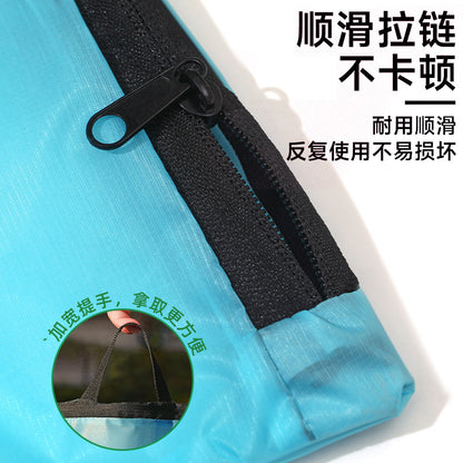 Travel portable waterproof dirty clothes storage bag, dry and wet separation, odor-proof, lightweight, large-capacity hand-held storage bag - image 4