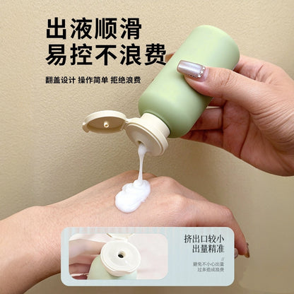 High-End Portable Travel Dispensing Bottles, Press-Type Shampoo, Shower Gel, Laundry Detergent, Toiletries Empty Bottle Storage Set - image 3