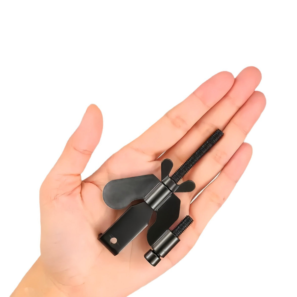 Convenient butterfly door stopper, portable anti-theft and anti-collision travel safety lock for hotels, adjustable door stopper - image 5