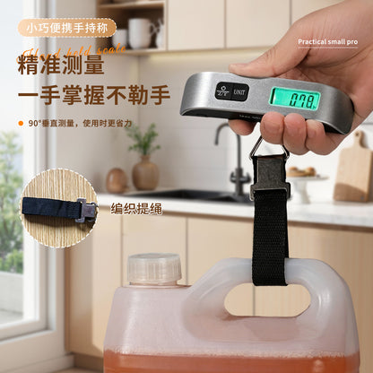 In-Stock New Portable Electronic Hand-Held Scale 50kg Luggage Scale Compact High-Precision Gram Hook Scale - image 1