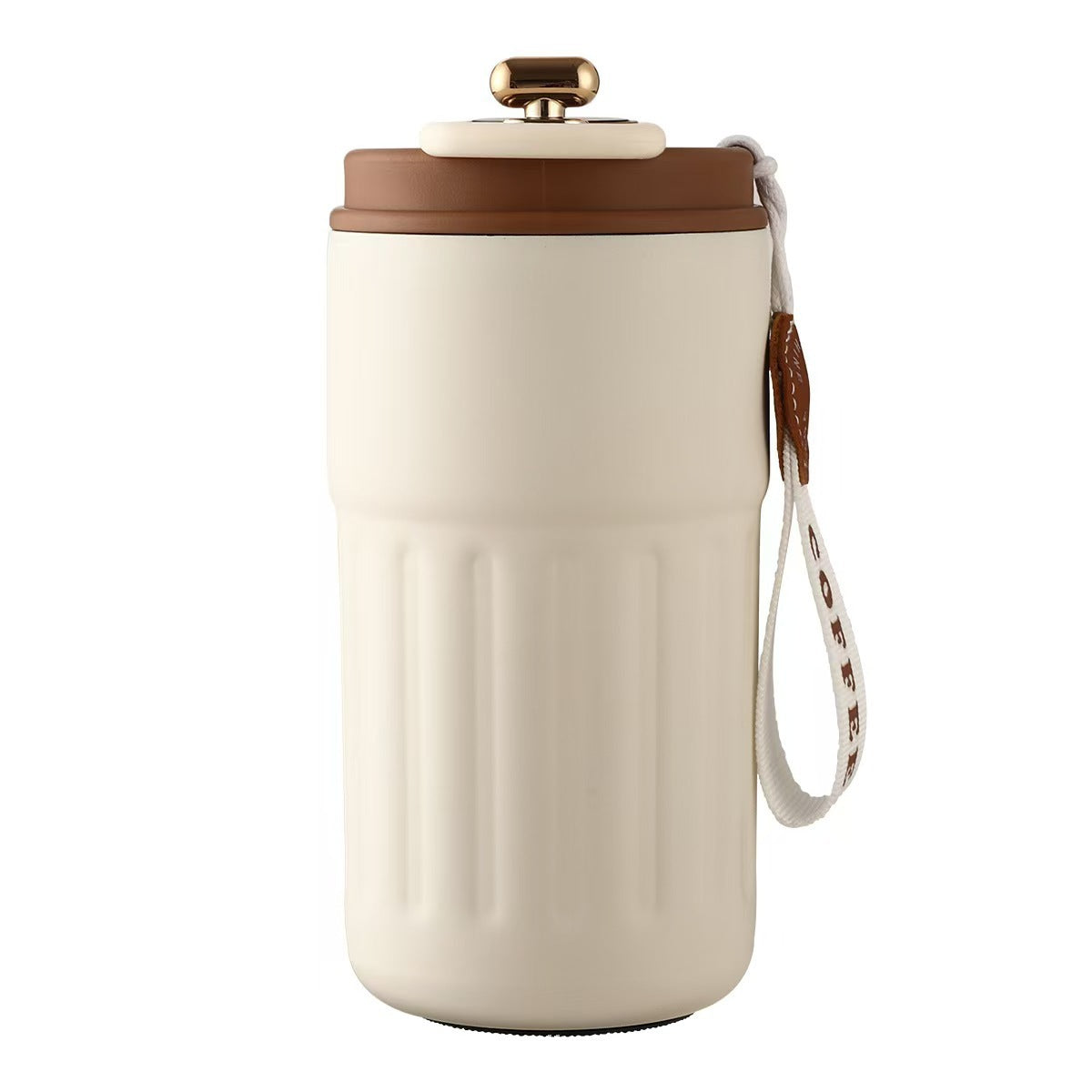 Minimalist coffee cup, stainless steel smart insulated cup, 316 high-value travel cup, double-layer water cup, insulated for brewing drinks - image 5