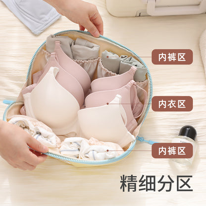 Travel Storage Bag, Underwear Storage Bag, Large Capacity Portable Travel Bra and Underwear Organizer Bag, Socks Sorting Bag - image 3