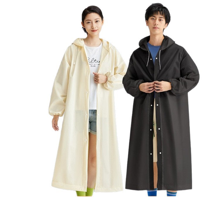 Upgraded Durable Full-Body Rain Poncho for Adults, Long Waterproof Raincoat for Outdoor Travel, Hiking, Camping, Windproof and Rainproof Clothing - image 5