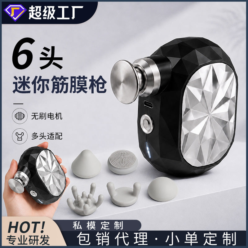 New Mini Fascia Gun Muscle Massager, Compact and Portable for Travel, Home Relaxation, Pocket Massage Gun - image 1
