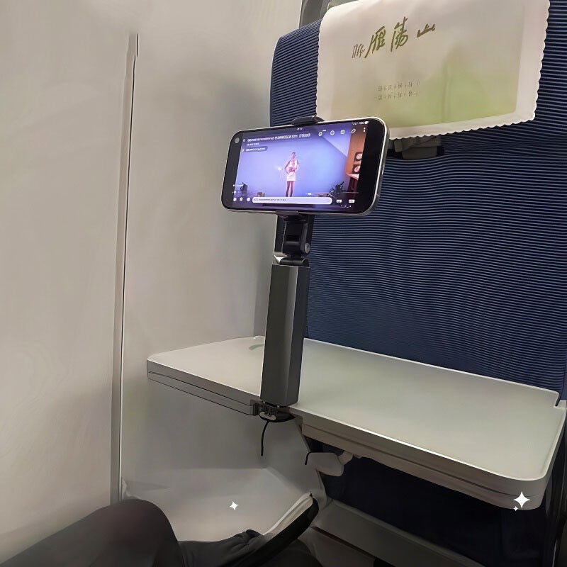 High-Speed Rail Travel Companion | Travel Phone Holder, Portable for Business Trips, Travel, and Airplanes, 360-Degree Rotating, Extendable, Hands-Free for Watc - image 4