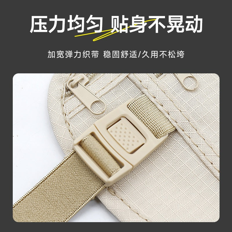 Anti-Theft Waist Bag, Close-Fitting Storage Bag, Travel, Sports, Running, Invisible Thin Passport Bag for Men and Women, Anti-Theft Wallet, Cross-Border - image 3