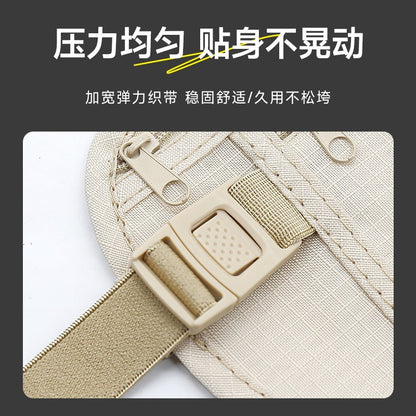 Anti-Theft Waist Bag, Close-Fitting Storage Bag, Travel, Sports, Running, Invisible Thin Passport Bag for Men and Women, Anti-Theft Wallet, Cross-Border - image 3