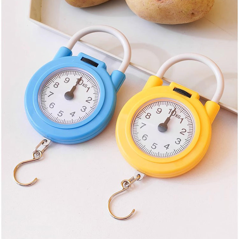 Manufacturer Wholesale Portable Iron Hook Household Handheld Scale Mechanical Scale Fish Scale Express Scale Travel Spring Scale Convenient Type - image 3