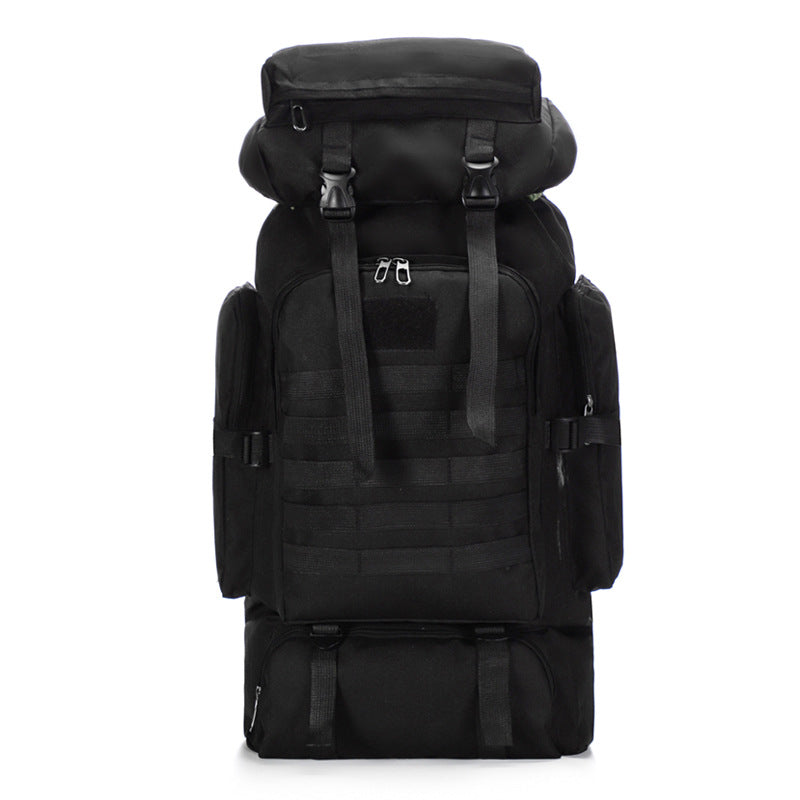 80L Waterproof Outdoor Mountaineering Bag Tactical Camouflage Backpack for Men Large Capacity Hiking Camping Travel Sports Backpack - image 4