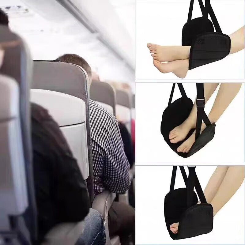 Portable Foot Rest Hammock, Comfortable Foot Hanging Strap, Office Nap, Long-Distance Travel Foot Rest, Foot Rest for Airplane and High-Speed Rail - image 3