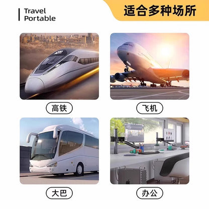 Portable Foot Rest Hammock, Comfortable Foot Hanging Strap, Office Nap, Long-Distance Travel Foot Rest, Foot Rest for Airplane and High-Speed Rail - image 4