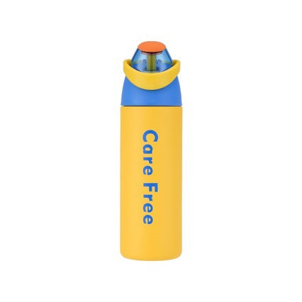 Cross-Border New Pattern Fruit Cup, Straw Cup, Sports Water Cup with Handle, Large Capacity Thermos Cup, Travel Outdoor - image 4