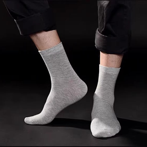 Disposable Socks for Travel, No-Wash Socks for Men, Spring and Summer Anti-Odor Mid-Calf Socks for Women, Short Socks for Business Trips and Students - image 2