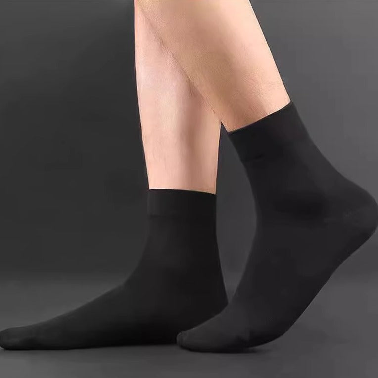 Disposable Socks for Travel, No-Wash Socks for Men, Spring and Summer Anti-Odor Mid-Calf Socks for Women, Short Socks for Business Trips and Students - image 3