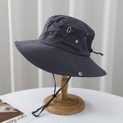 Outdoor Fisherman's Hat for Men and Women, Sun Protection, Large Brim Hat, Mountaineering, Travel, Fishing Hat, Anti-Uv, Breathable - image 4