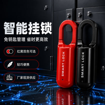 Smart Fingerprint Padlock, Travel Electronic Lock, Quick Unlock, Portable Luggage Lock, Cross-Border Luggage Smart Lock - image 1