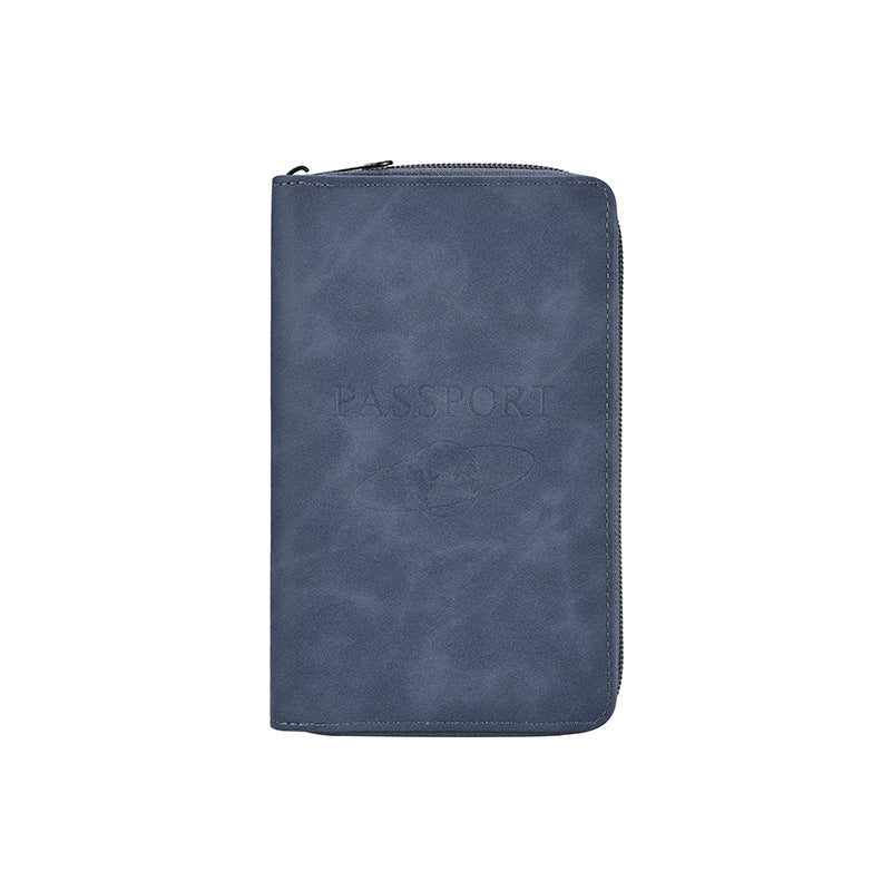 Cross-Border 2026 New Model Zipper Passport Holder, Stylish Long Travel Passport Bag, Fashionable Portable Document Pouch - image 5