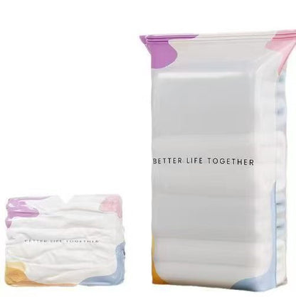 Three-Dimensional Vacuum Compression Bag for Seasonal Quilts, Cotton-Padded Clothes, down Jackets, Thickened Sealed Storage Bag, No Need for Air Extraction, Dus - image 5