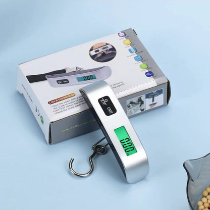 Portable Electronic Luggage Scale with Hook, Household Parcel Weighing Scale, Fishing Spring Mini Handheld Scale - image 2