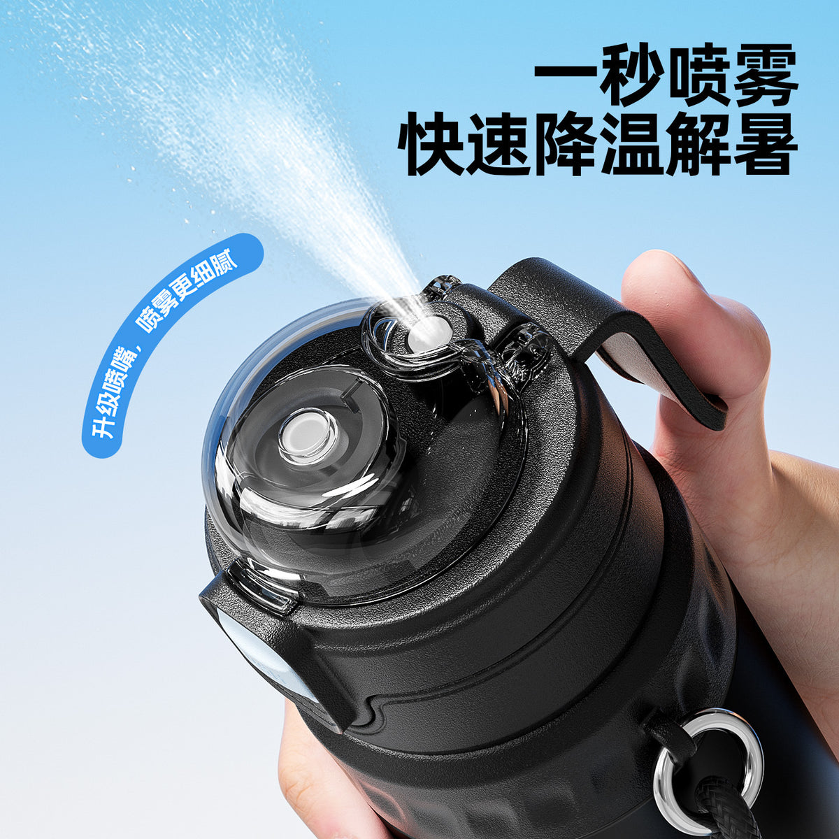 New Large-Capacity 316 Stainless Steel Sports Spray Insulated Cup for Outdoor Travel, School, and Home Use, Wholesale Water Bottle - image 4