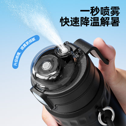 New Large-Capacity 316 Stainless Steel Sports Spray Insulated Cup for Outdoor Travel, School, and Home Use, Wholesale Water Bottle - image 4