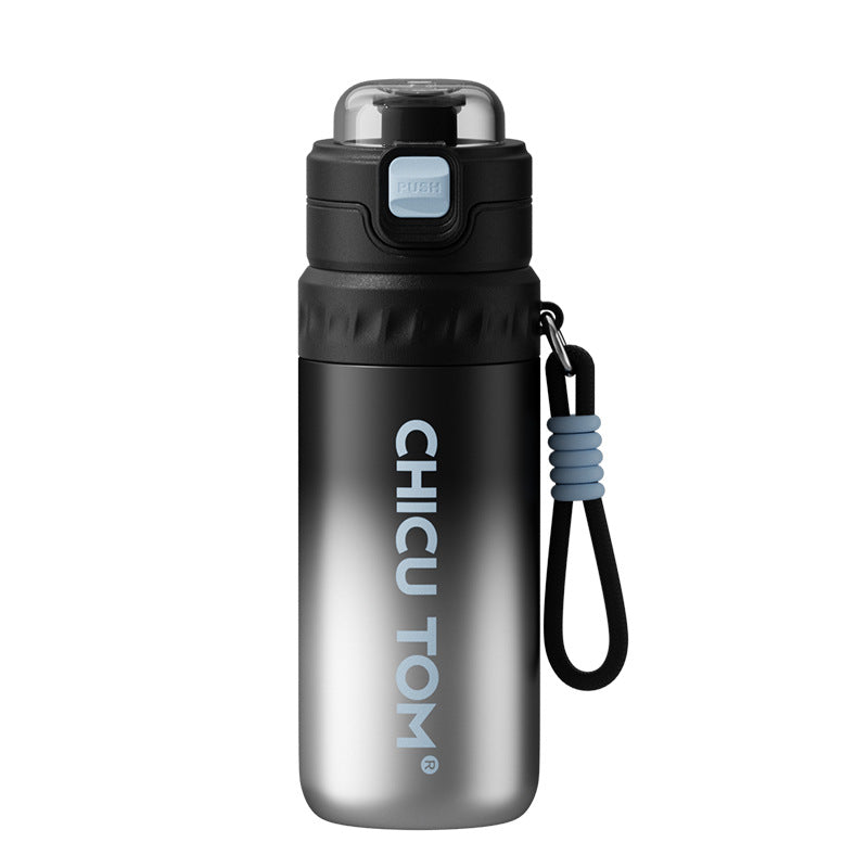 New Large-Capacity 316 Stainless Steel Sports Spray Insulated Cup for Outdoor Travel, School, and Home Use, Wholesale Water Bottle - image 5