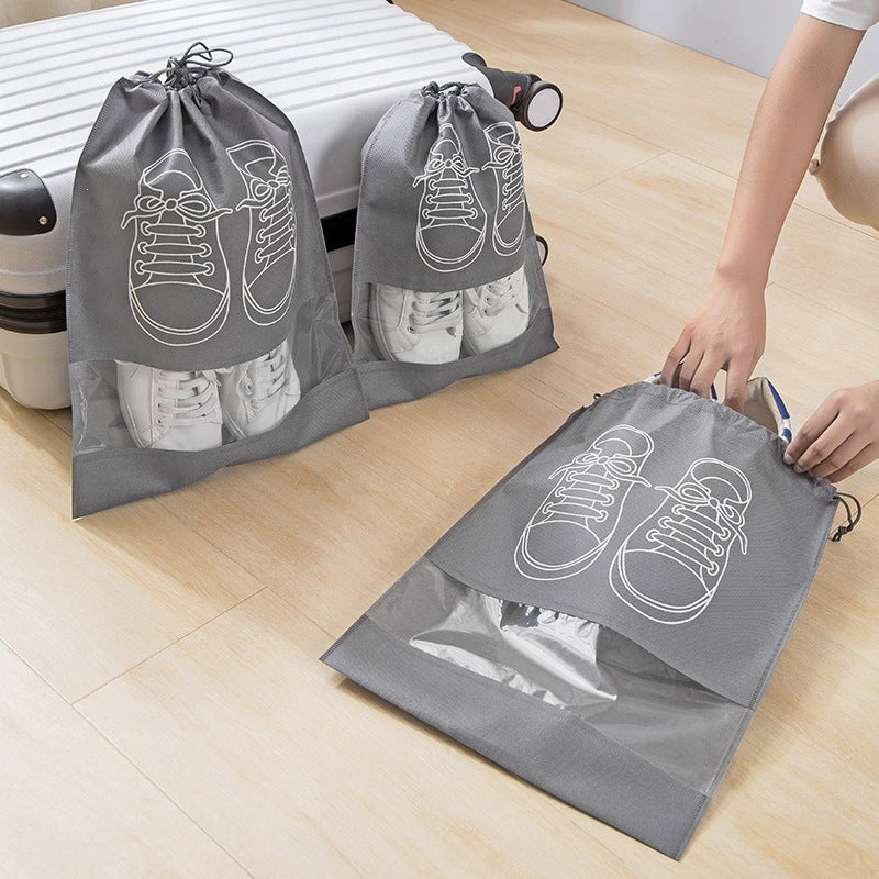Shoe Storage Bags, Travel Clothing Packing Bags, Waterproof, Dustproof, Moisture-Proof Drawstring Pouches - image 2