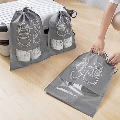 Shoe Storage Bags, Travel Clothing Packing Bags, Waterproof, Dustproof, Moisture-Proof Drawstring Pouches - image 2