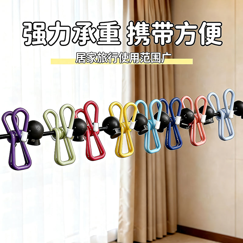 Portable Clothesline for Travel, Indoor Clothes Drying Essential, Retractable, Suitable for Hotels and Outdoor Travel - image 4