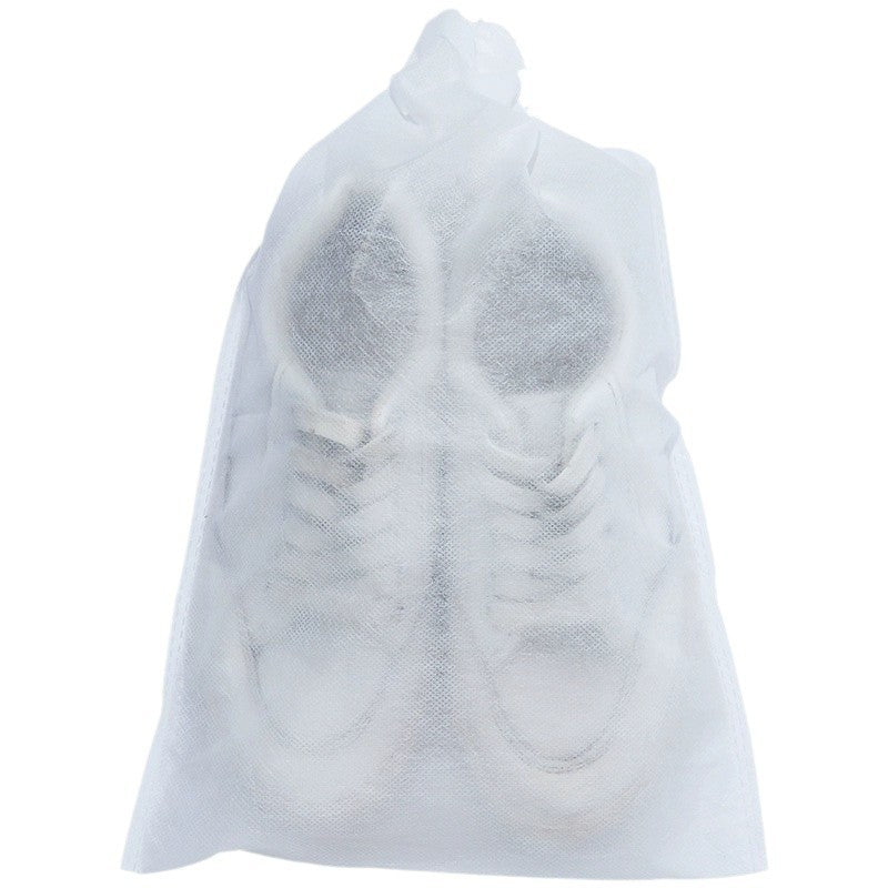 Anti-Yellowing Shoe Storage Bag with Drawstring, Dust-Proof Shoe Cover, Non-Woven Fabric White Shoe Cover, Moisture-Proof and Mildew-Proof Travel Bag - image 5