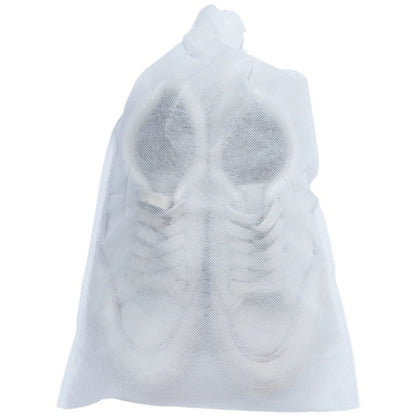 Anti-Yellowing Shoe Storage Bag with Drawstring, Dust-Proof Shoe Cover, Non-Woven Fabric White Shoe Cover, Moisture-Proof and Mildew-Proof Travel Bag - image 5