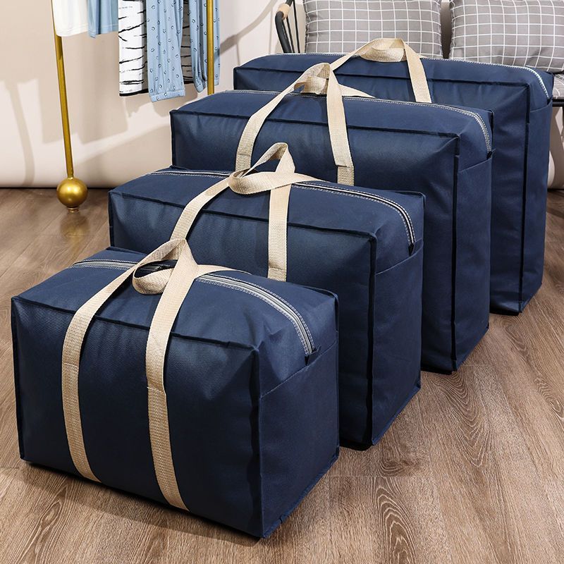 Moving storage bag, large-capacity kindergarten clothing organizer bag, moisture-proof quilt bag, travel bag, moving packing bag - image 3