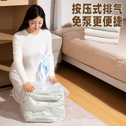 Free Shipping, Three-Dimensional Vacuum Compression Bag, Special Thickened Storage Bag for Clothes and Quilts, Moisture-Proof and Dust-Proof Organizing Bag - image 4